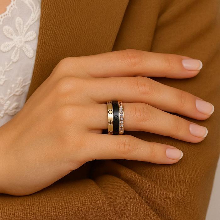 Trinity Love Diamond Ring 18K / Cincin Trinity Love Berlian 18K / Diamond Jewelry-HT