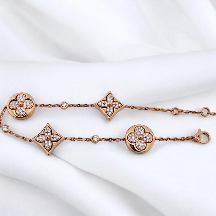 Colour Blosoom Diamond Bracelet 18K / Diamond Jewelry-98GBD122100AB-HT