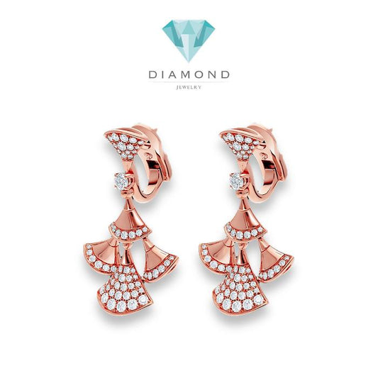 Diva's Earring Collection / Diamond Jewelry-Fashion Earring-24ABD12647SD-HT