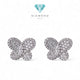 Butterfly Diamond Earrings / Diamond Jewelry