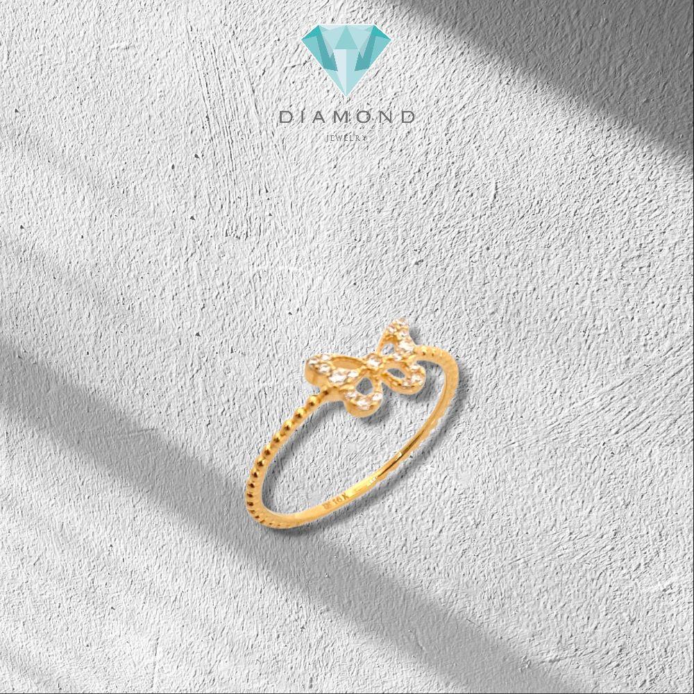 Butterfly Gold Rings 16K / Cincin Emas Kupu-Kupu 16K / Diamond Jewelry / 439CMSO97LS