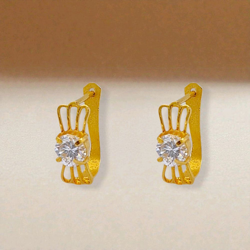 Ribbon Gold Earring 23K / Anting Pita Emas 23K / 313AMSWP2