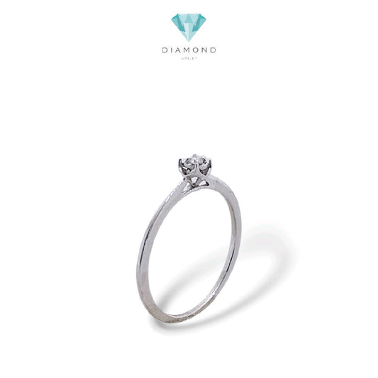 Solitaire Diamond Ring 18K / Cincin Diamond Solitaire 18K / Diamond Jewelry / 382CB170LS