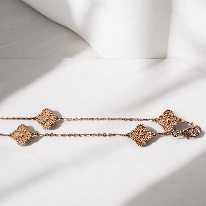 Sweet alhambra clover Long 16Clover 18K / Diamond Jewelry