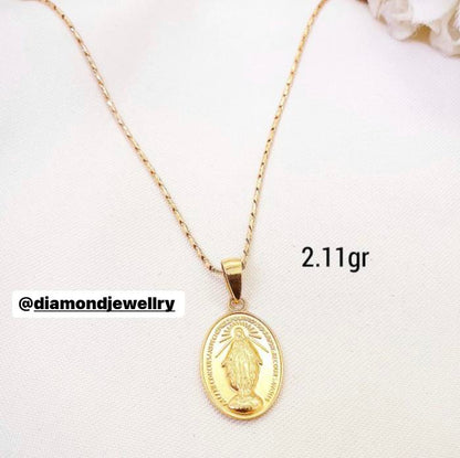 Rosario Pendant 700K Gold/white Diamond Jewelry-228LMSLS2-229LMSLS2