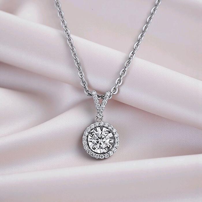 Pendant Hello Diamond 18K / Liontin Berlian Hello 18K / Diamond Jewelry 396LB800LS-HT