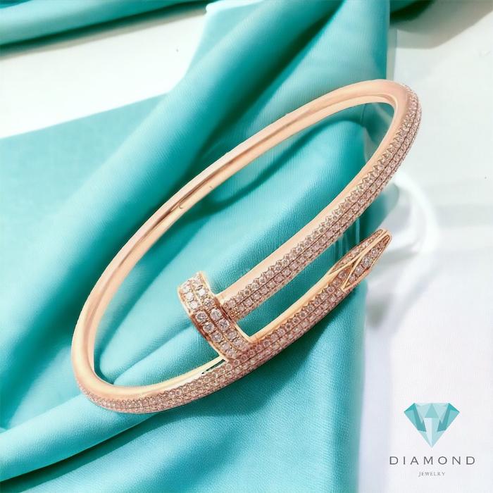 Gelang Paku Full Diamond-Diamond Jewelry-4GBD5000ET-HT