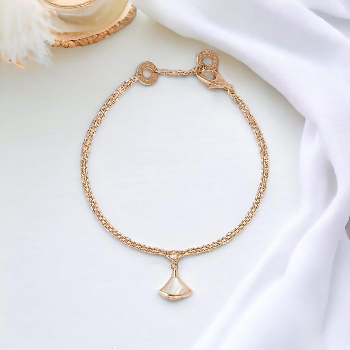 MOP Diva White Bracelet 18K Gold- Diamond Jewelry-483GBD2000LS