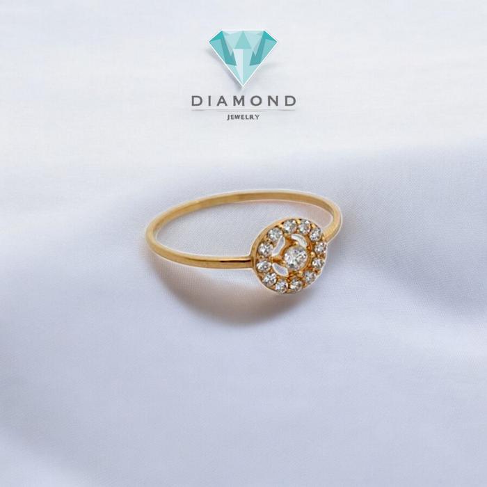 Cincin Mas Bulat Mata 700K-Diamond Jewelry
