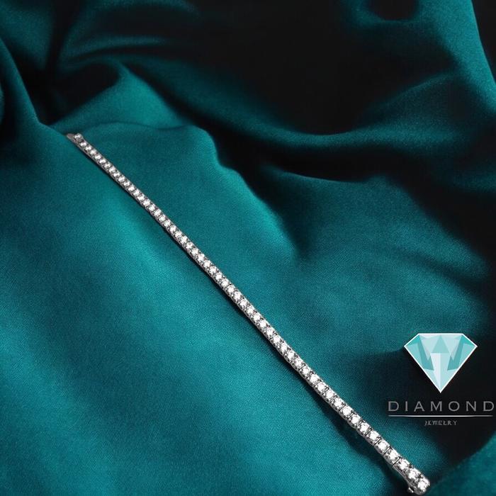 Tennis Bracelet diamond 18K/gelang berlian diamond natural tennis