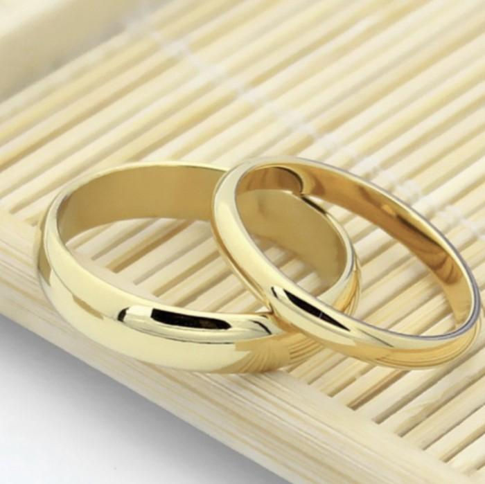 Couple wed ring 18K gold Diamond Jewelry