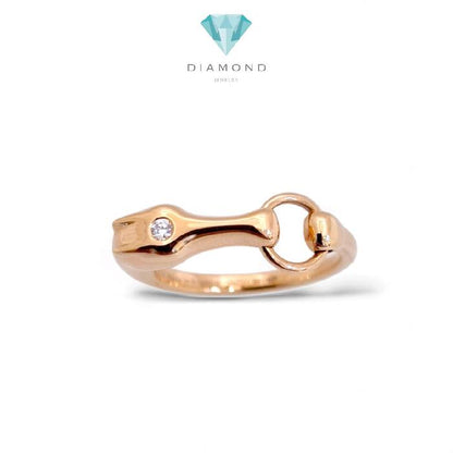 Galop Diamond Ring Rose Gold 18K / Cincin Berlian Galop Rose Gold 18 K / Diamond Jewelry / 127CBD62800AB
