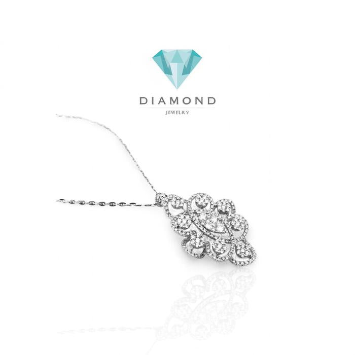 Liontin Berlian Bunga Diamond Jewelry