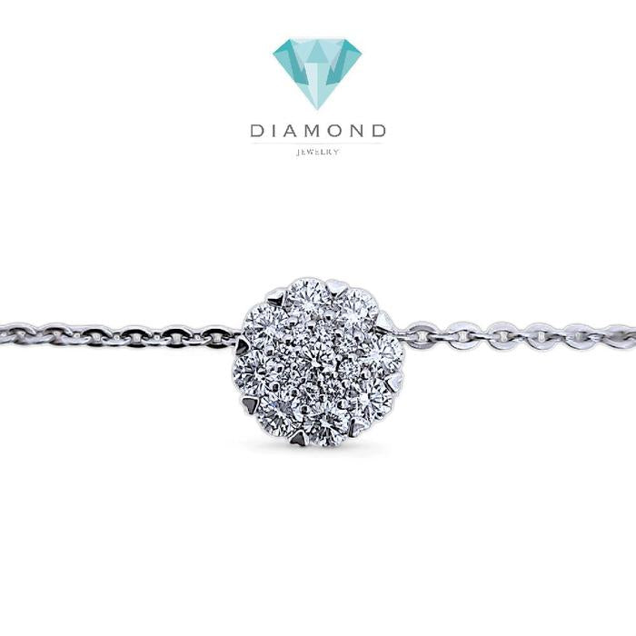 Liontin Round Diamond 18K / Diamond Jewelry
