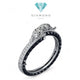 Panther onyx bangle diamond 18k white gold-Diamond Jewelry