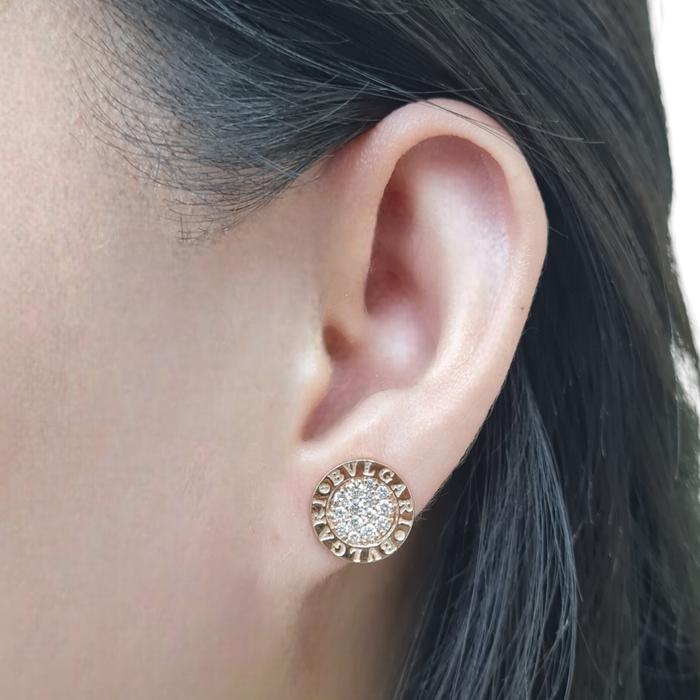 Anting  Bulat Berlian 18K-Diamond Jewelry