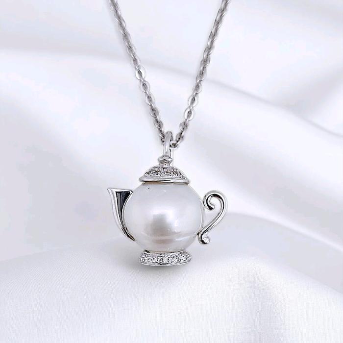 Liontin Had to Pearl Diamond 18K / Diamond Jewelry 6LMGT448WP