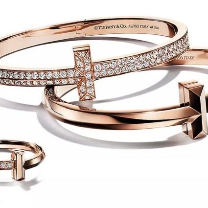 T1 Full diamond bangle with 18 K Rose Gold Diamond Jewelry