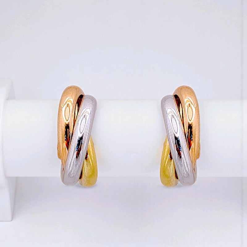 Trinity Large Earring 18K / Anting Trinity Besar 18K / Diamond Jewelry 396ABD970RY-HT