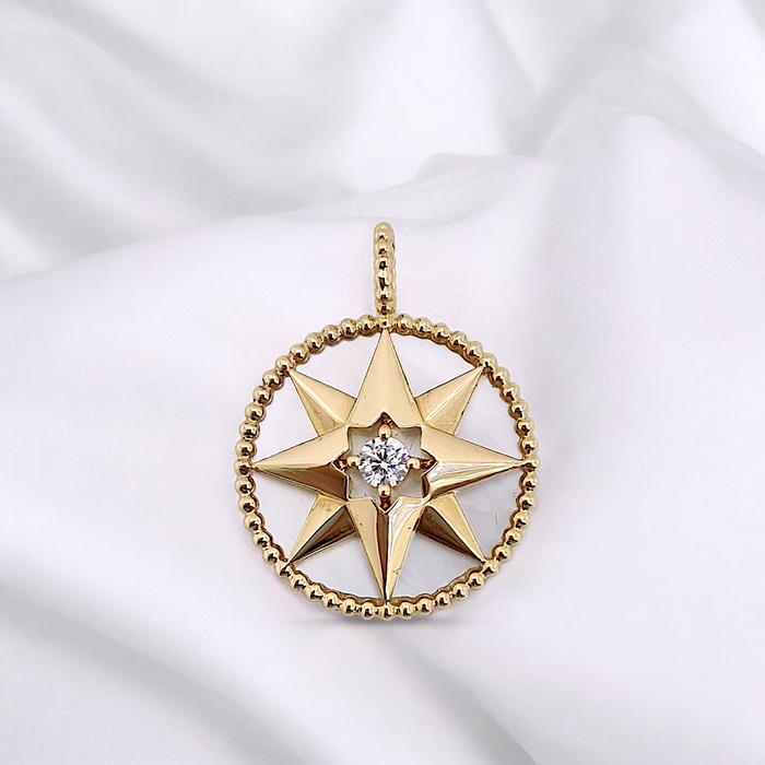 Liontin Star Lucky Diamond 18K- Liontin Fashion/ Diamond Jewelry