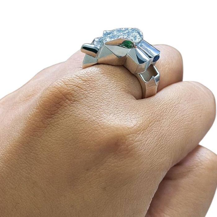 Panther Diamond Ring 18K / Cincin Panther Berlian 18K / Diamond Jewelry 18CBD1800RB-HT