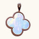 Magic alhambra vca mop earring /pendant 18K gold Diamond Jewelry