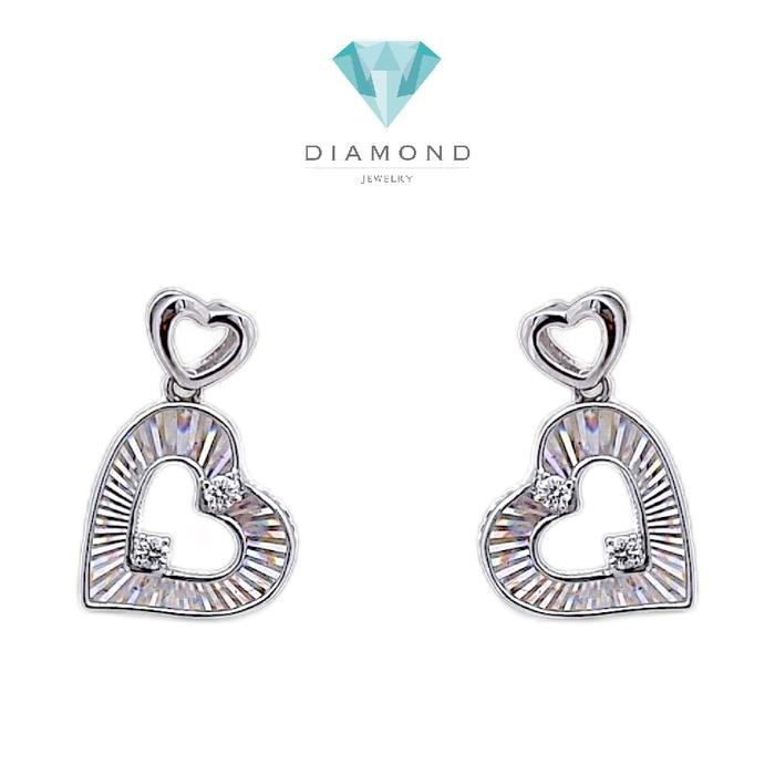 Love Diamond Rainbow Sparkle Earring 18K / Diamond Jewelry