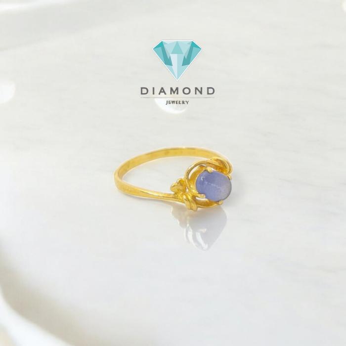 Cincin Emas Batu 23K-Diamond Jewelry-139CMSWP2-HT