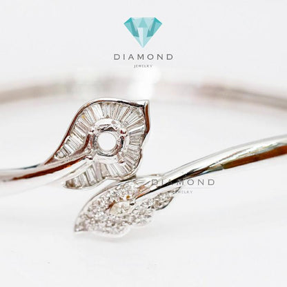 Diamond Bangle - Gelang Berlian - Diamond Jewelry - White 03030437