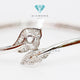 Diamond Bangle - Gelang Berlian - Diamond Jewelry - White 03030437