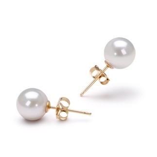 PEARL WHITE EARRING/Akoya Sea Pearl Earrings 18k/ Anting Mutiara Laut Akoya 18k