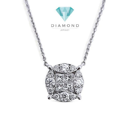 Esperanza Diamond Necklace 18K / Kalung Berlian Esperanza 18K / Diamond Jewelry 396KBD21400GTLS-HT