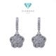 Flower Diamond Earring 18K -Anting berlian bunga / Diamond Jewelry