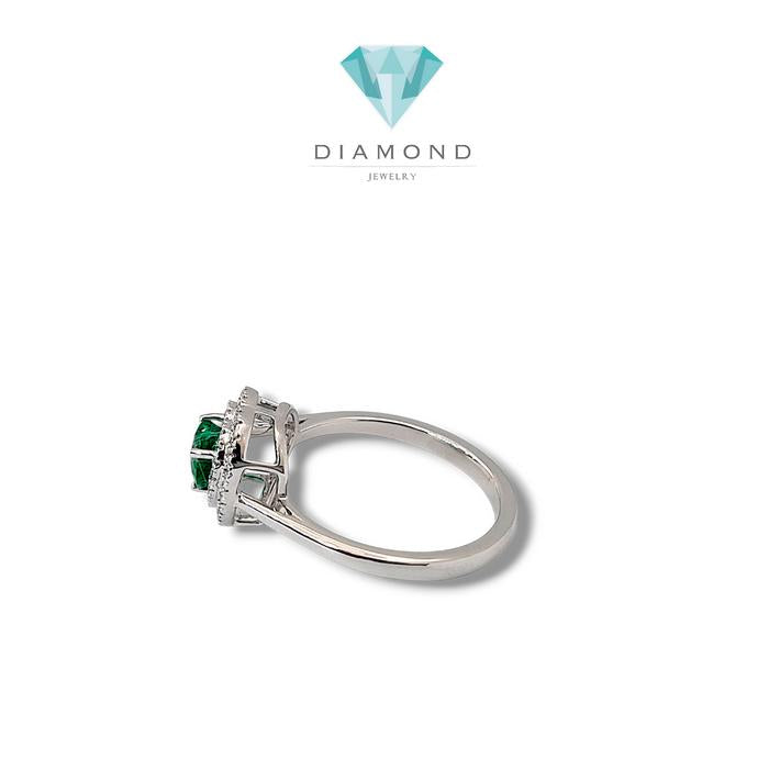 Love Emerald Ring / Cincin Emerald Berlian / Diamond Jewelry