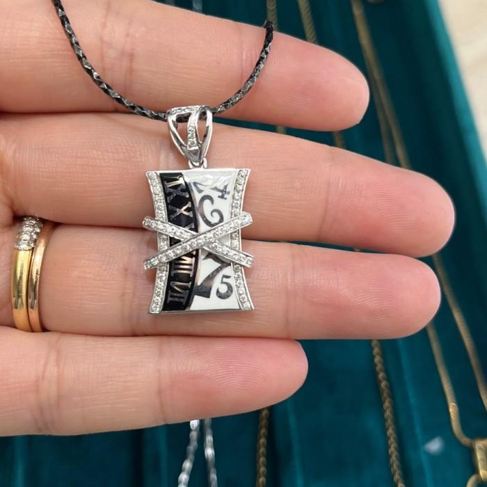 Frank muller pendant diamond onyx 18k-Diamond Jewelry