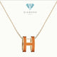 H Pendant Pop 18K- Diamond Jewelry-pop H-11KMSSM704RY-HT