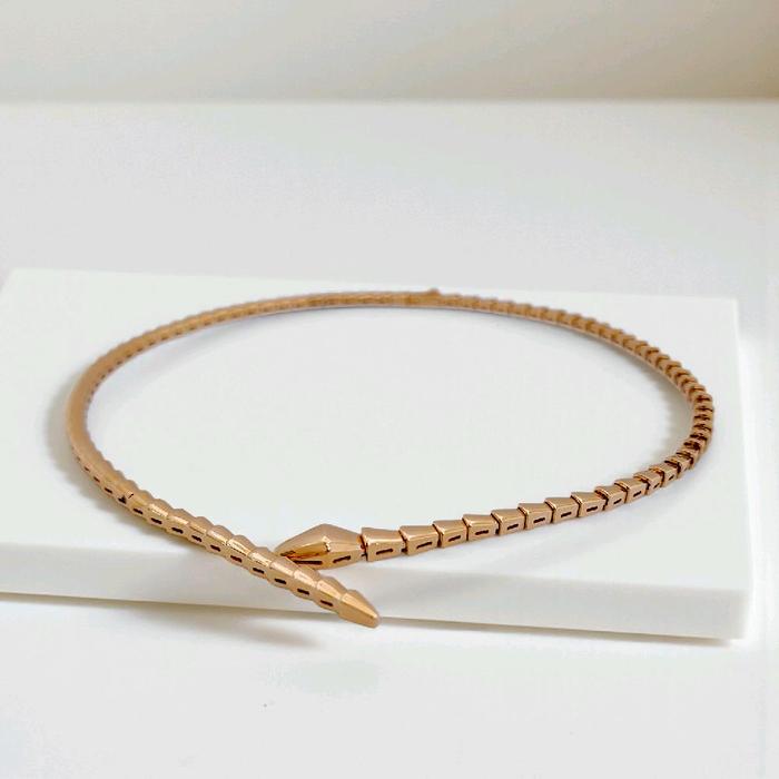 Ulo Serpenti Necklace 18K / Kalung Ulo Serpenti 18K / Diamond Jewelry 408KBD2635RY-HT