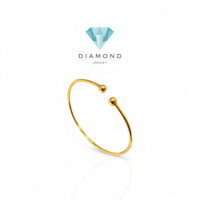 Gelang Emas Small Duo Ball 700K-Diamond Jewelry-181GMSLS-HT