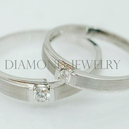 Cincin Kawin/Wedding Ring - Diamond Jewelry Two Tone 01020794/01020795