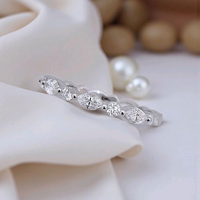 Marquise Diamond Ring 18K / Cincin Berlian Marquise 18K / Diamond Jewelry 371CB4500VIONLS-HT