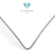 Chain Necklace White Gold 750K-Diamond Jewelry-425KMS305LS-HT