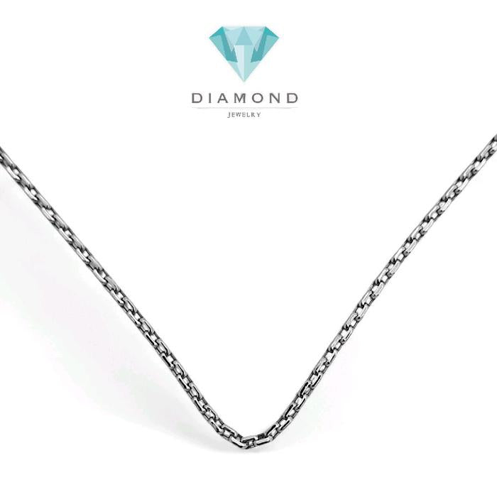 Chain Necklace White Gold 750K-Diamond Jewelry-425KMS305LS-HT