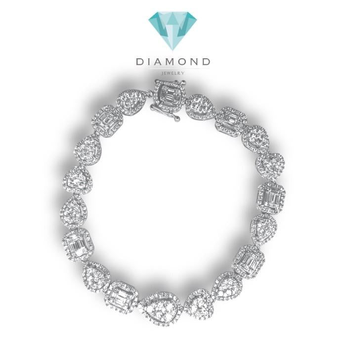 Gelang berlian fancy tennis diamond/ Diamond bracelet fanct tennis-Diamond jewelry