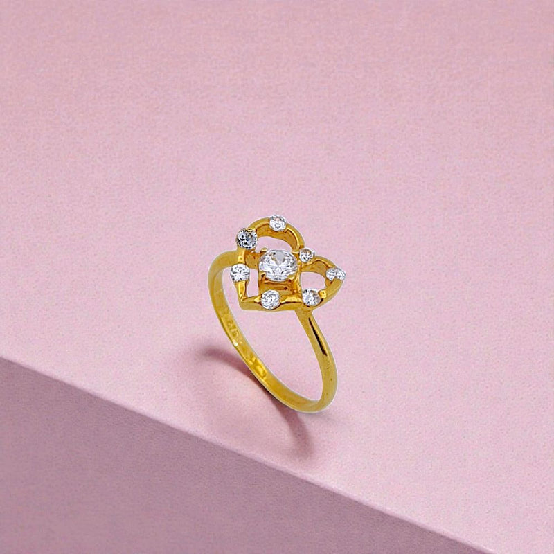 Love Gold Ring 23K / Cincin Emas Love 23K / 101CMSWP4