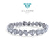Tennis Fancyshape Diamond Bracelet 18K / Gelang Berlian Tennis Fancyshape 18K / Diamond Jewelry 402GB16238PRLS-HT
