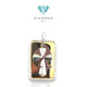 Cross Diamond Pendant 18K duo color -Diamond Jewelry