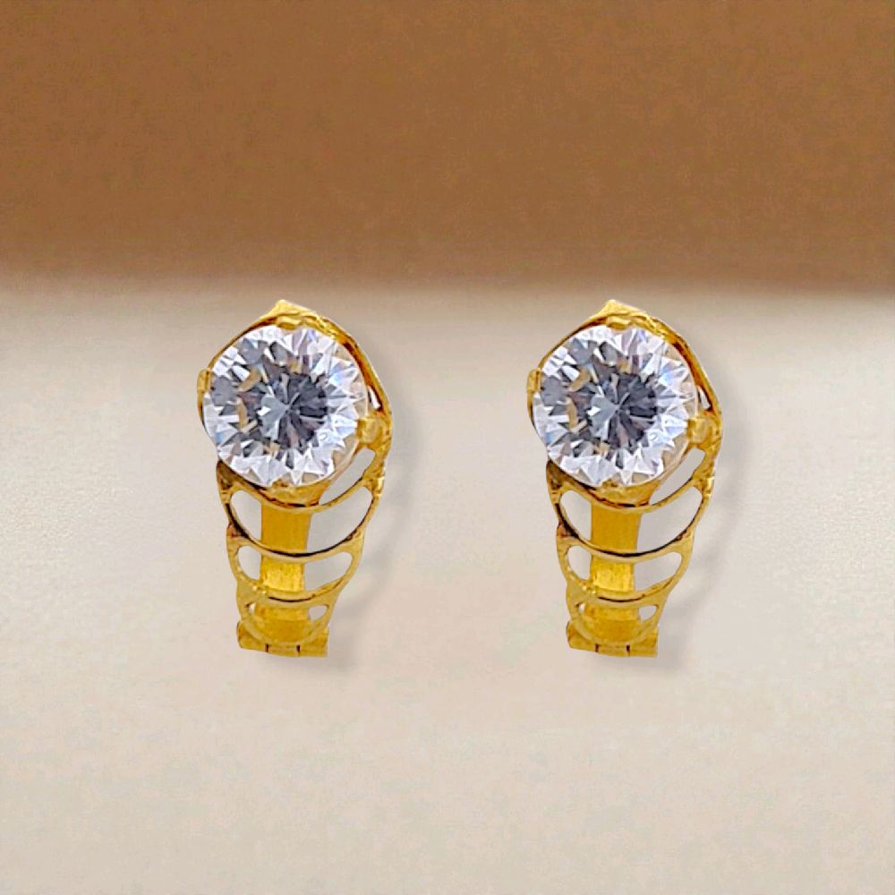 Hoop Gold Earring 23K / Anting Emas Hoop 23K / 327AMSWP2