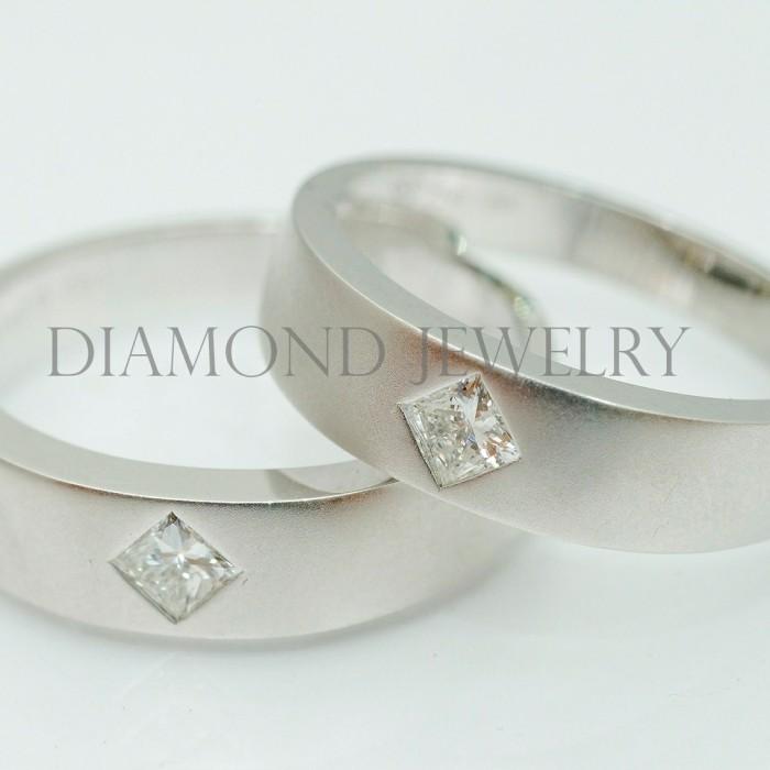 Cincin Kawin/Wedding Ring - Diamond Jewelry Two Ton 01020836/01020837