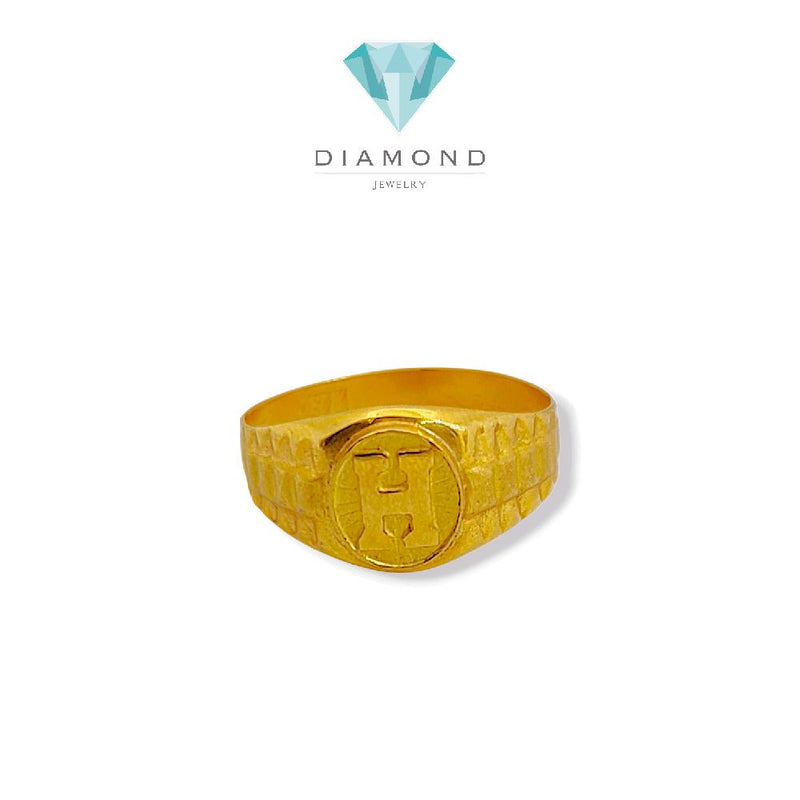 H Gold Ring Baby 23K / Cincin Emas H 23K / 117CMSWP1