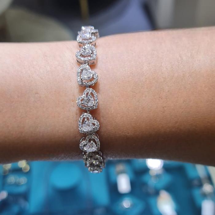 Tennis Love Bracelet / Gelang Berlian Love / Diamond Jewelry